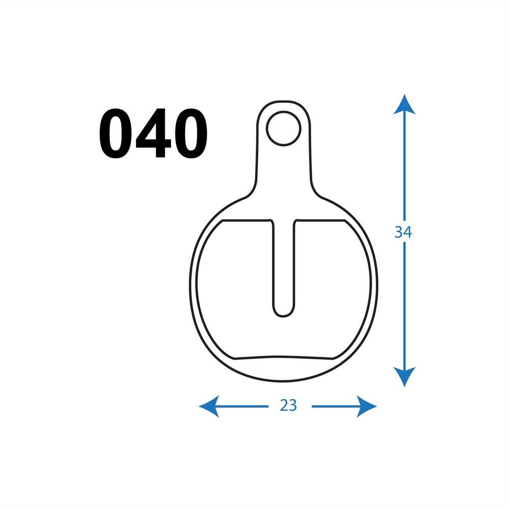 RWD - R040 Pads - Tektro Lyra/Novela 2010 on - Organic