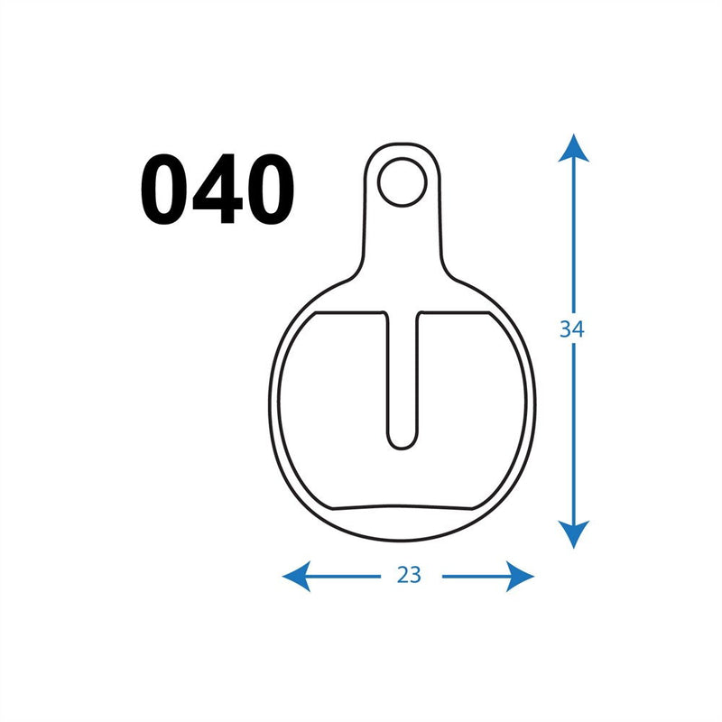 RWD - R040 Pads - Tektro Lyra/Novela 2010 on - Organic
