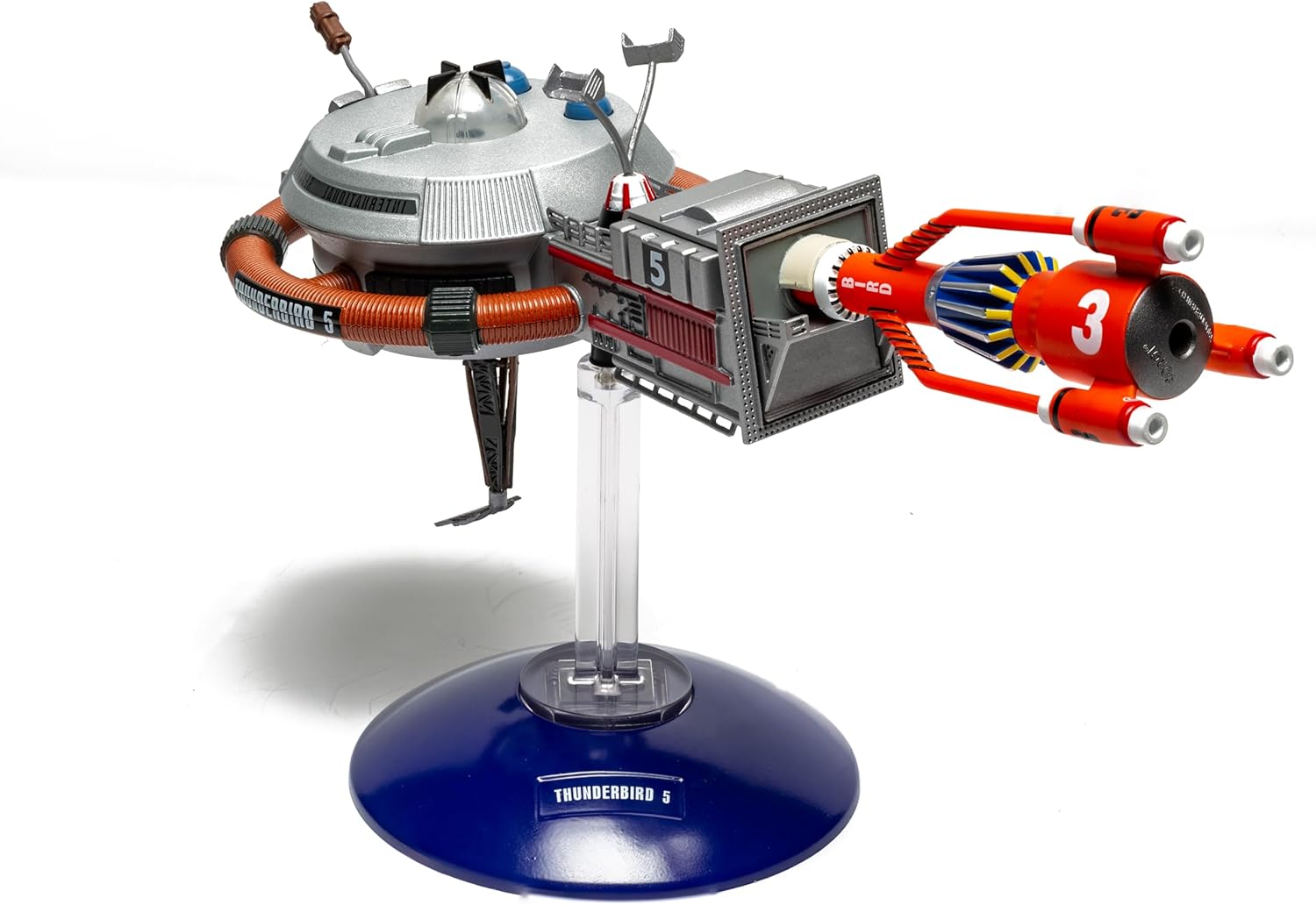 Corgi CC01501 Thunderbirds F.A.B. Collection - Thunderbird 5 Die-Cast Model, Detailed Space Station with Display Stand, Pre-Built Diecast Spacecraft Models for 14+ Years, Adults and Collectors