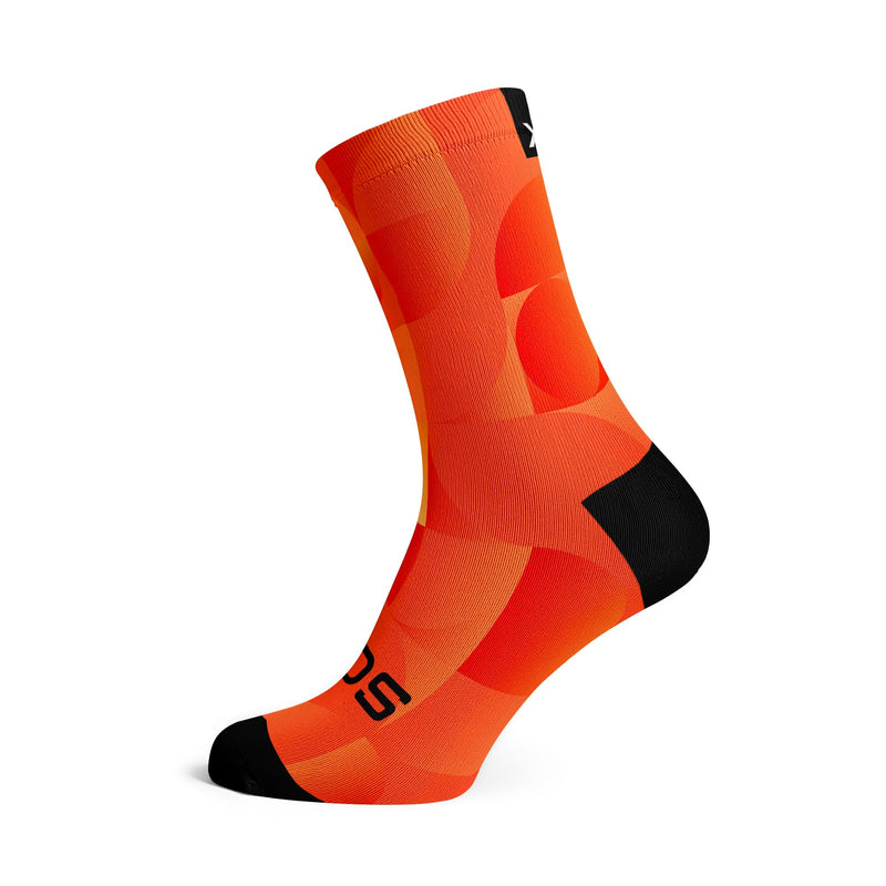 Sox Footwear Solid Orange Crew Socks