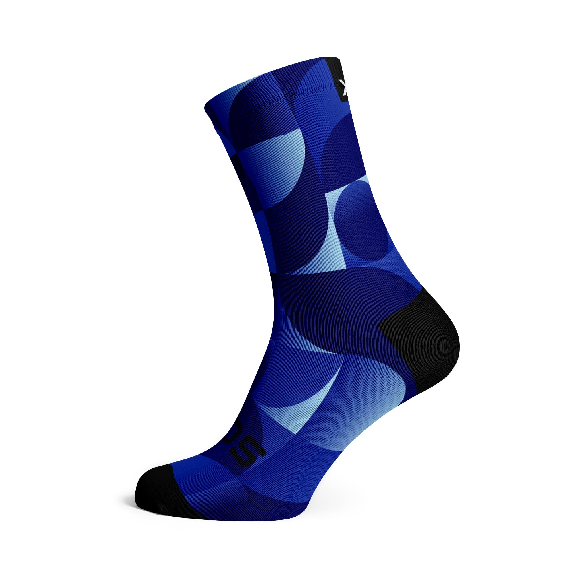 Sox Footwear Solid Royal Crew Socks