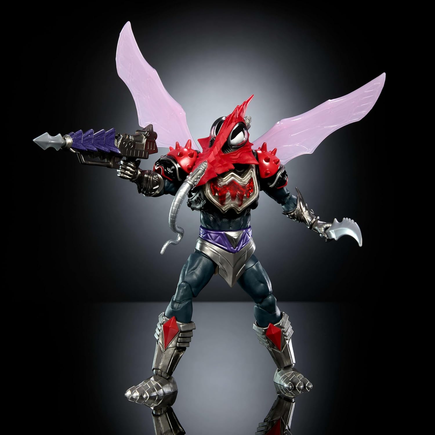 Masters of the Universe Masterverse Action Figure New Eternia Mosquitor, 7 Inch MOTU Toy, 30 Points Articulation, Removable Armor & Weapon Accessories