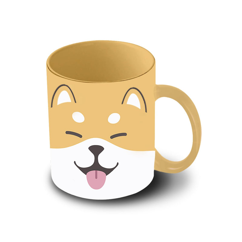 Oh My Pop Shiba-Mug, Yellow