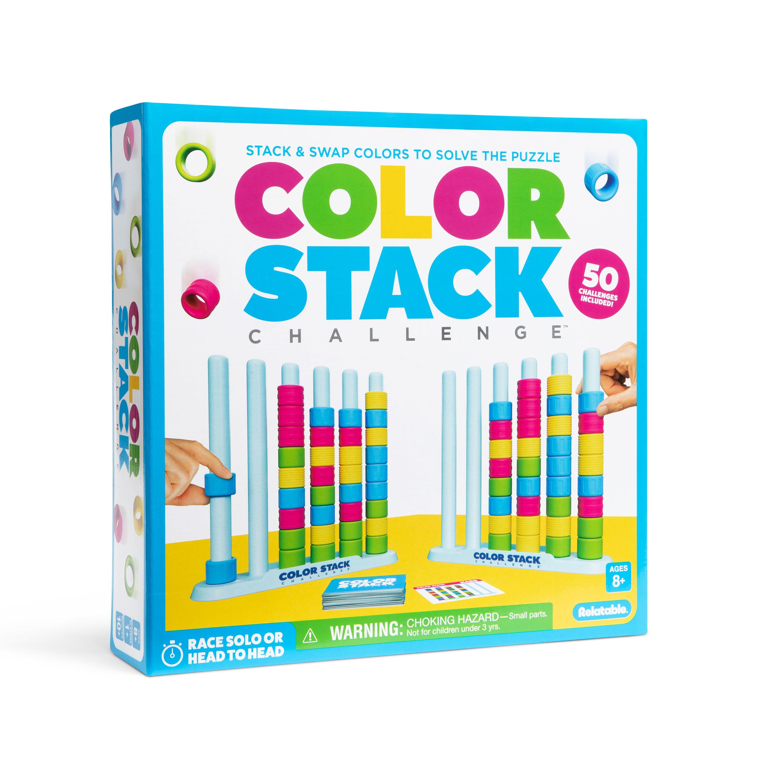 WHAT DO YOU MEME? Color Stack- head-to-head stack and sort colour game with 50 challenges.