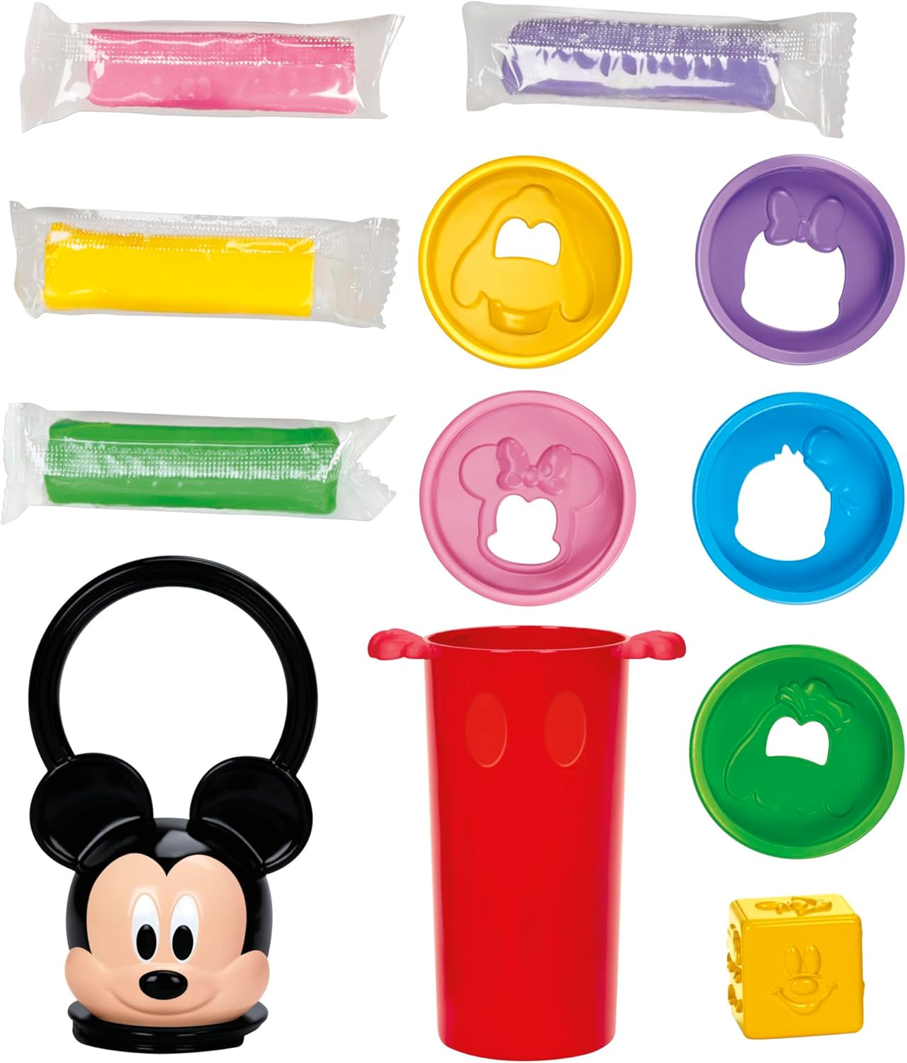 Play-Doh Disney Junior Happy Stackable Toy Set, Preschool Toys, Arts & Crafts Presents for Children Aged 2+