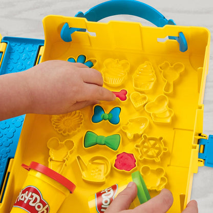 Play-Doh Disney Junior Shape a Story Playset, Storage & Travel, Arts & Crafts Preschool Toys for Children Aged 2+
