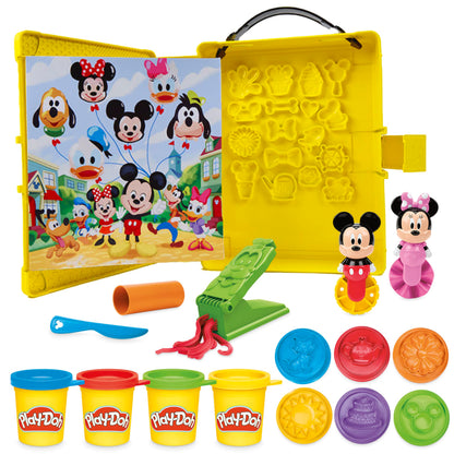 Play-Doh Disney Junior Shape a Story Playset, Storage & Travel, Arts & Crafts Preschool Toys for Children Aged 2+