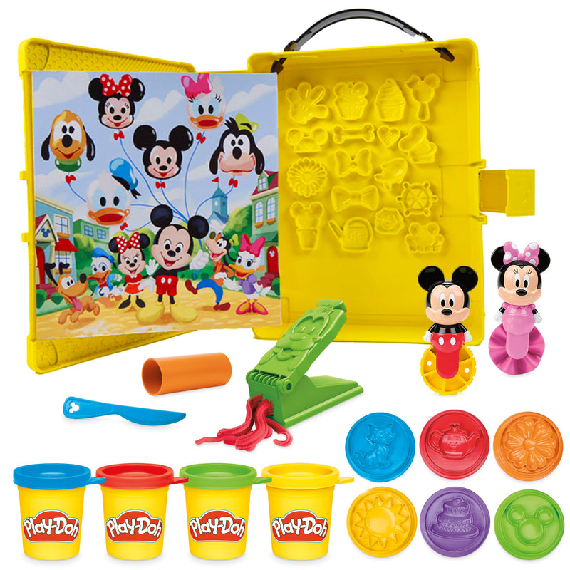 Play-Doh Disney Junior Shape a Story Playset, Storage & Travel, Arts & Crafts Preschool Toys for Children Aged 2+
