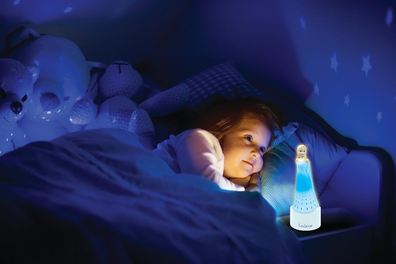 Lexibook - 2-In-1 Night Light And Speaker - White