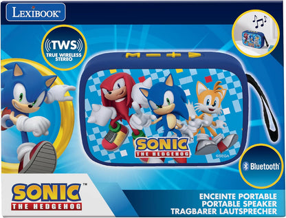 Lexibook - Sonic Bluetooth® Portable Speaker - 11.7 X 3.8 X 7.8 Cm