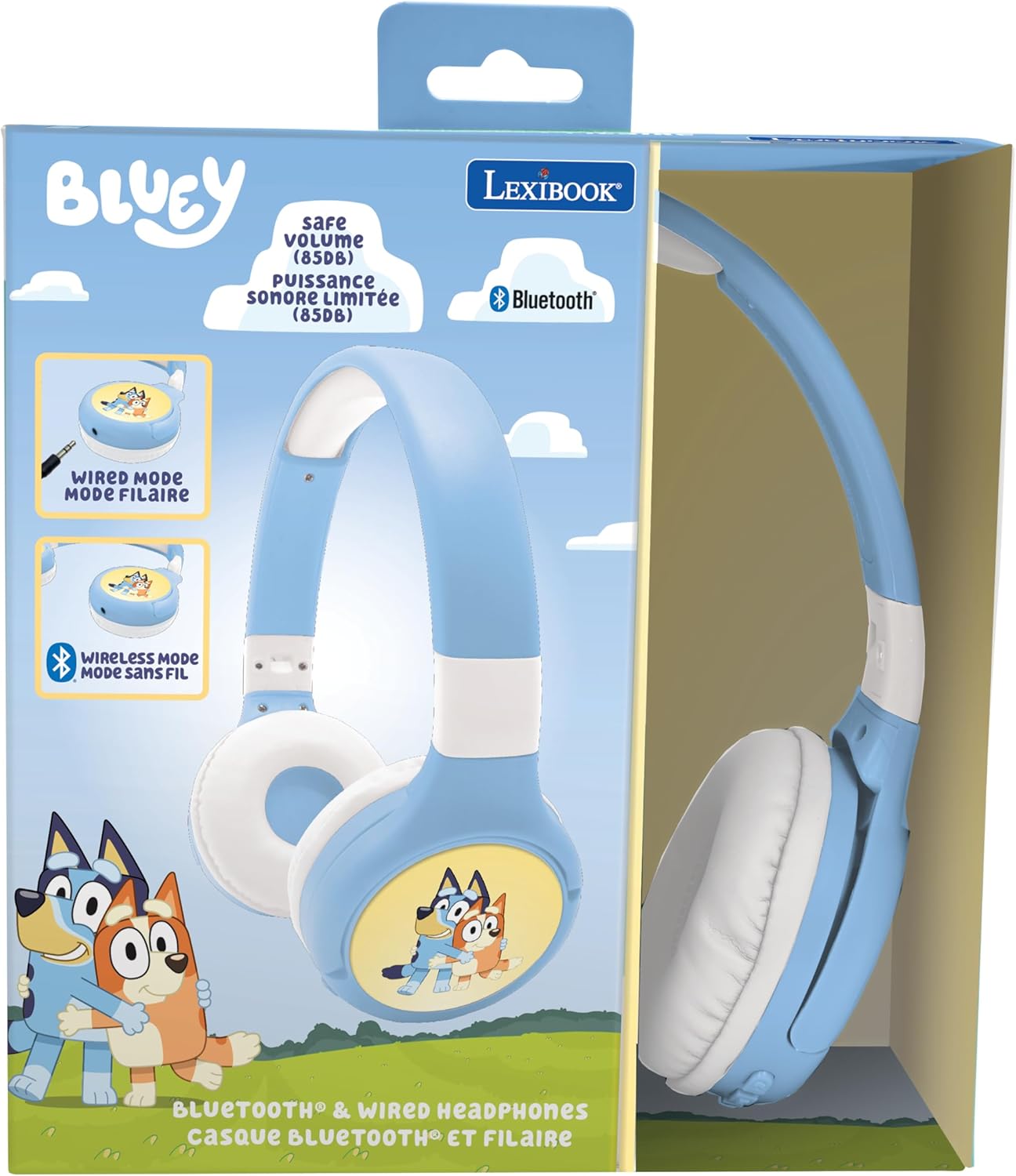 Lexibook - 2 In 1 Bluetooth® Headphones - Bluey