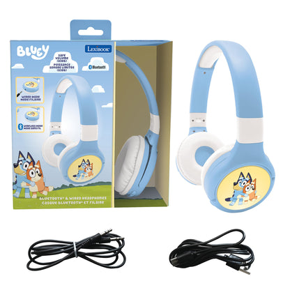 Lexibook - 2 In 1 Bluetooth® Headphones - Bluey