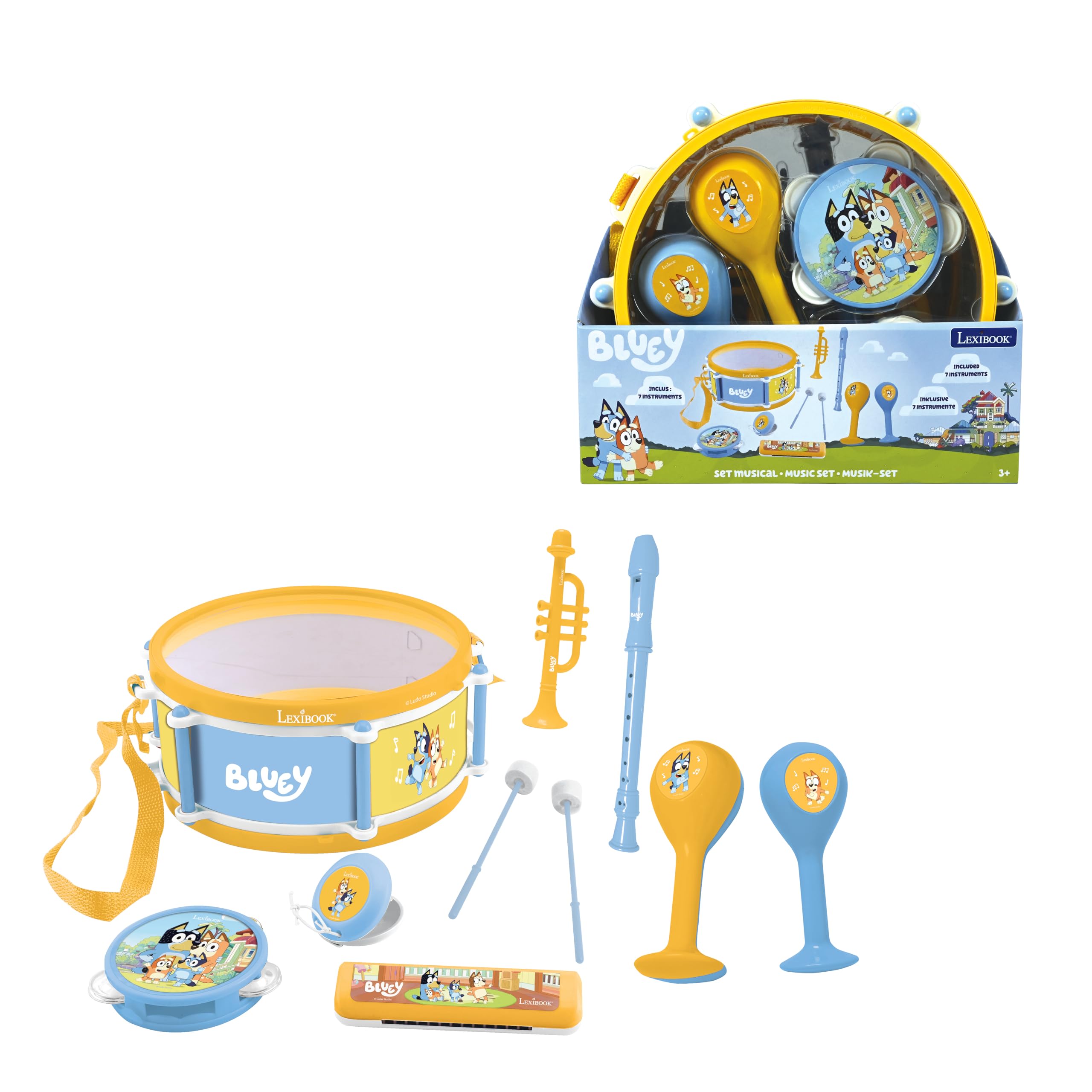 Bluey - Musical Set With 7 Instruments (89029)