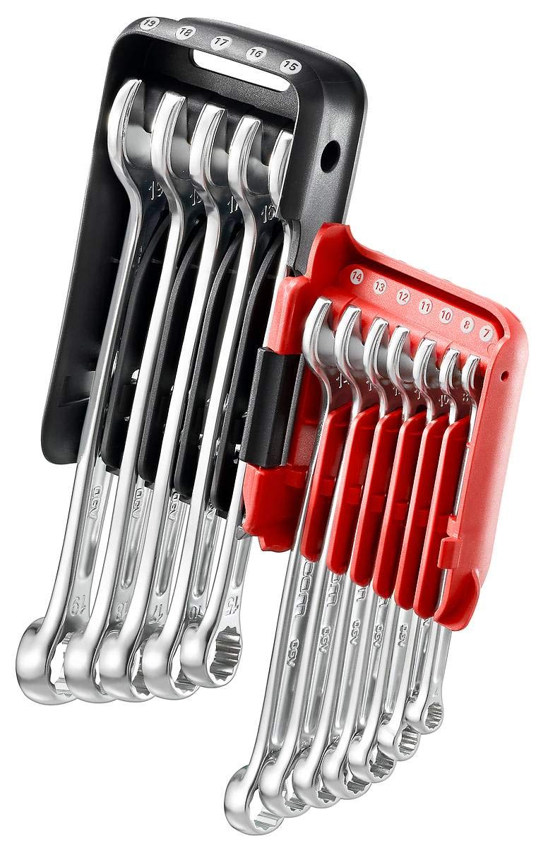 Facom 440.Jp12A 7Mm - 19Mm Combination Wrench Set With Holder (12 Pc.)
