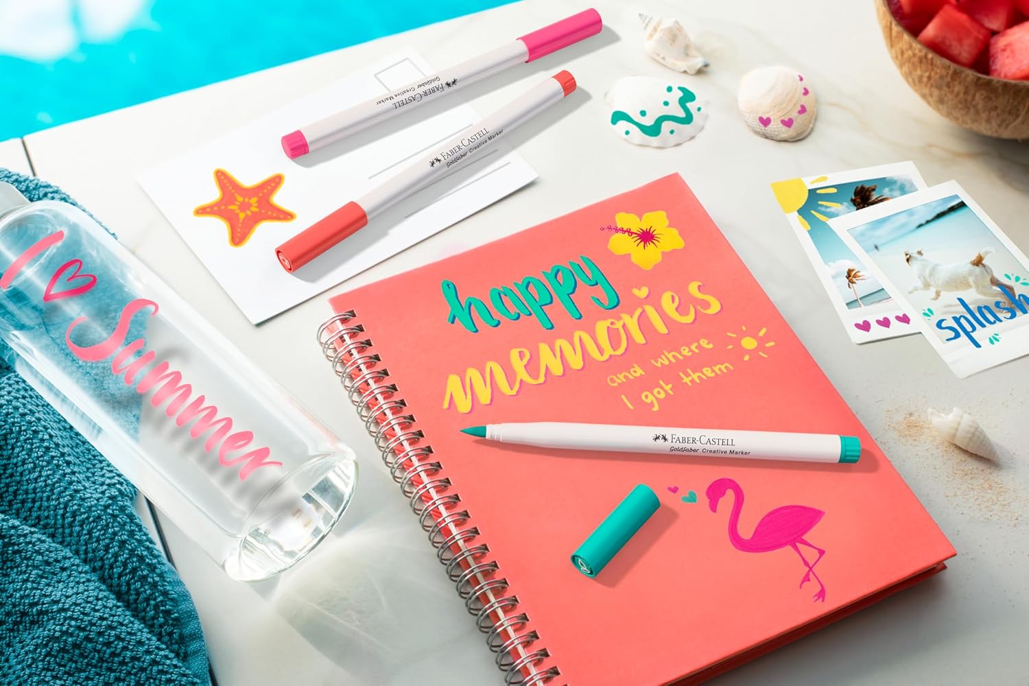 Faber-Castell - Creative Marker Gofa B - Holiday Vibes - 6 Pcs (161013)