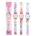 Depesche TOPModel Silicone Watch for Girls, Fashionable Children's Watch with Colourful Strap