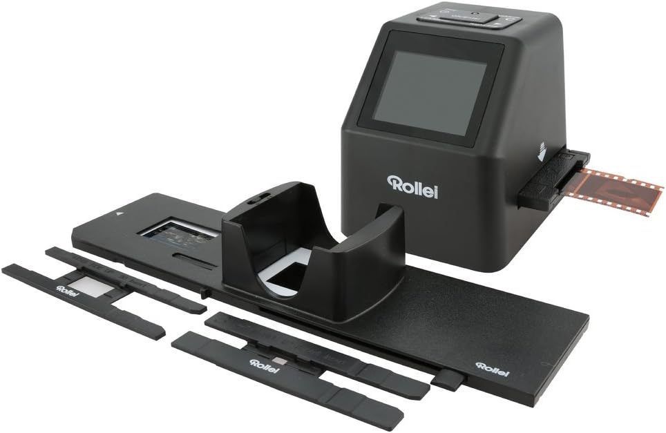 Rollei DF-S 310 SE Dia Film Scanner, Special Edition met extra accessoires, SD-/SDHC-kaartsleuf en USB 2.0-interface zwart