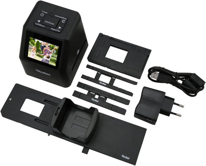 Rollei DF-S 310 SE Dia Film Scanner, Special Edition met extra accessoires, SD-/SDHC-kaartsleuf en USB 2.0-interface zwart
