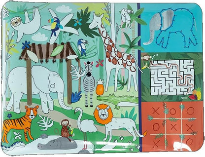 Floss & Rock - Jungle Colouring Fun And Games Mat (49P6077)