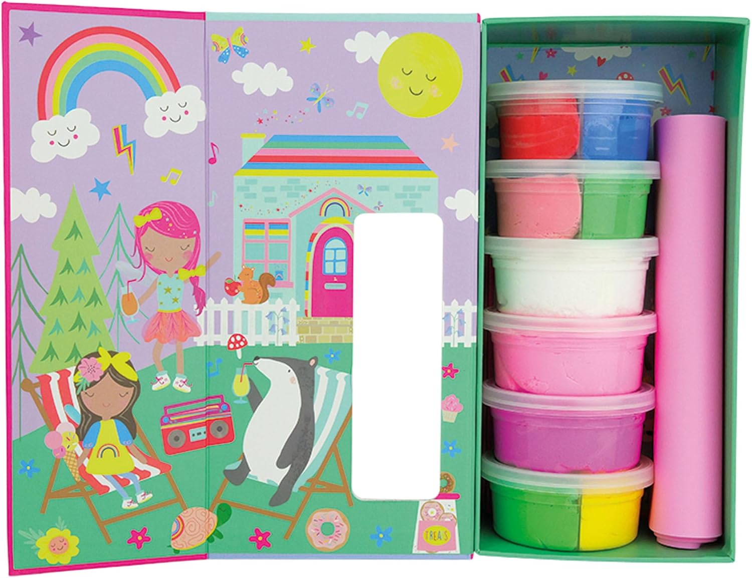 Floss & Rock Regenboog Fairy Clay & Play Set