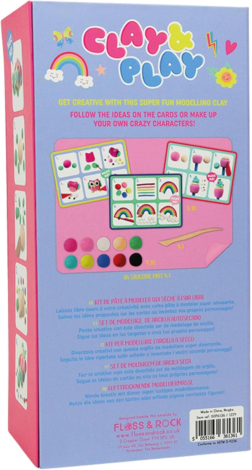 Floss & Rock Regenboog Fairy Clay & Play Set