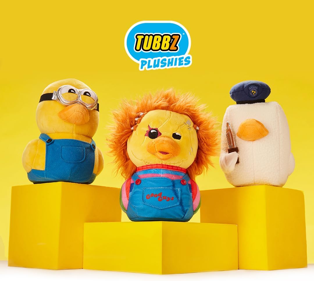 TUBBZ Pluche: Childs Play - Chucky Cosplayende Rubberen Eend Zacht Pluche Verzamelobject