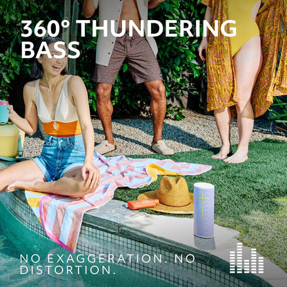 Ultimate Ears MEGABOOM 4 Portable Waterproof Bluetooth Speaker With Powerful 360-Degree Sound and Thundering Bass, Floating Speaker With 20-Hour Battery and 45 m (147 ft) Range - Pink