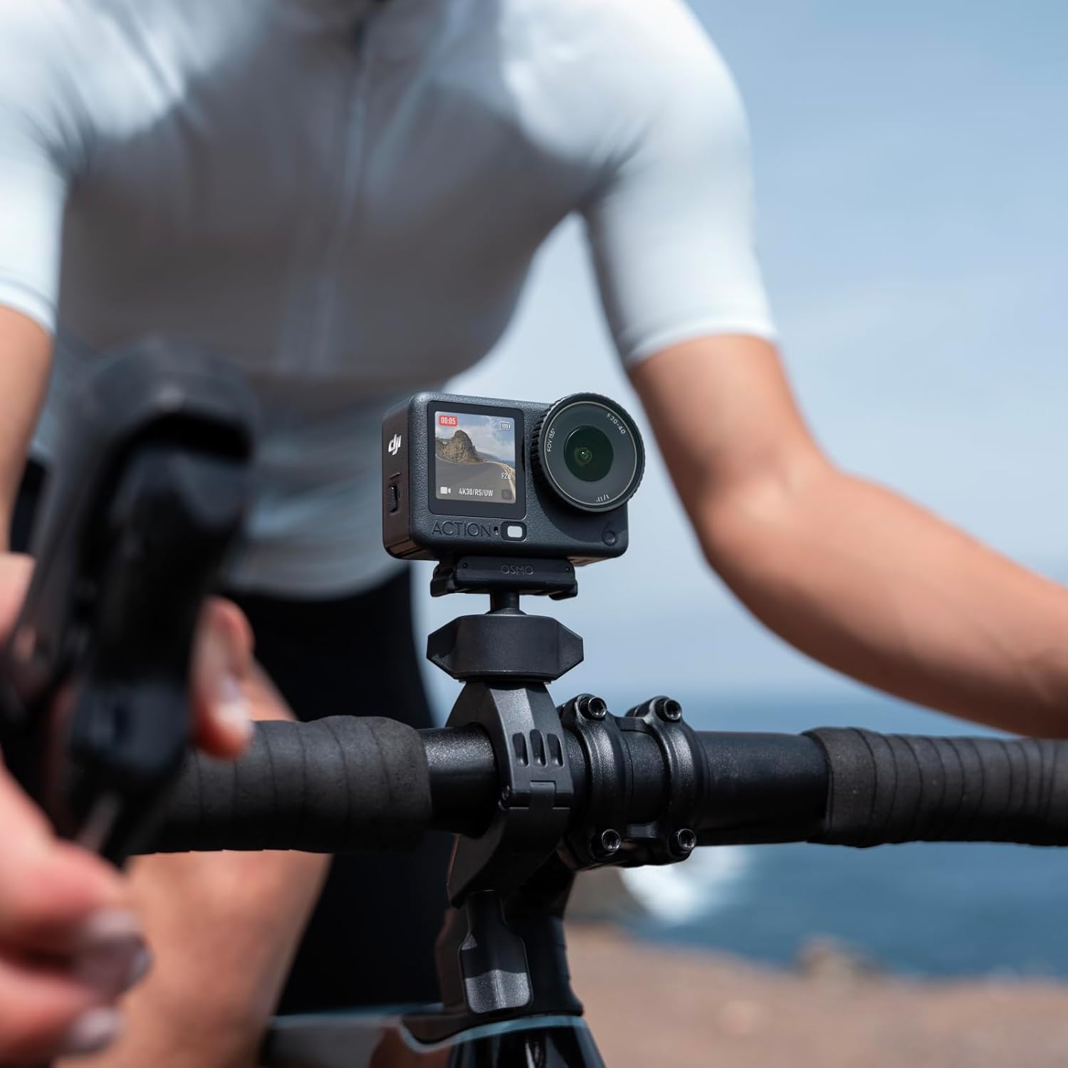 Dji - Osmo Action Dual-Direction Mini Handlebar Mount