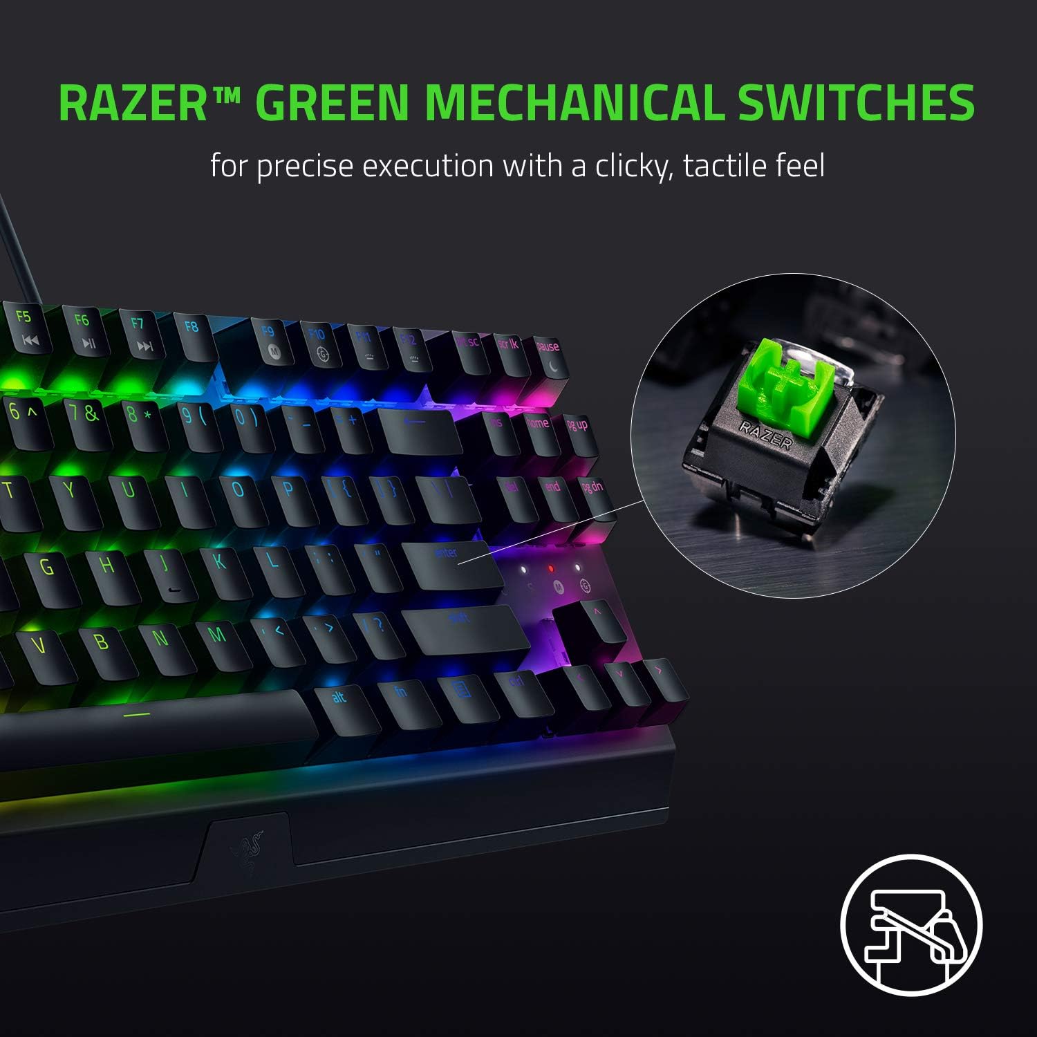 Razer Blackwidow V3 Tenkeyless - Mechanical Gaming Keyboard