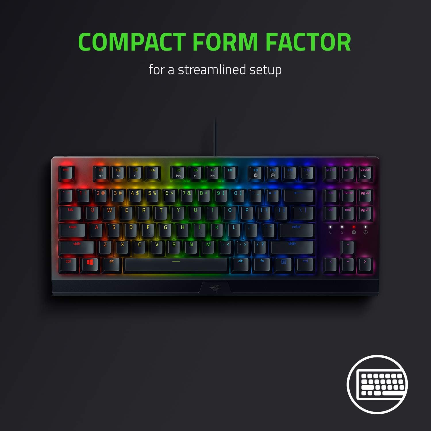 Razer Blackwidow V3 Tenkeyless - Mechanical Gaming Keyboard