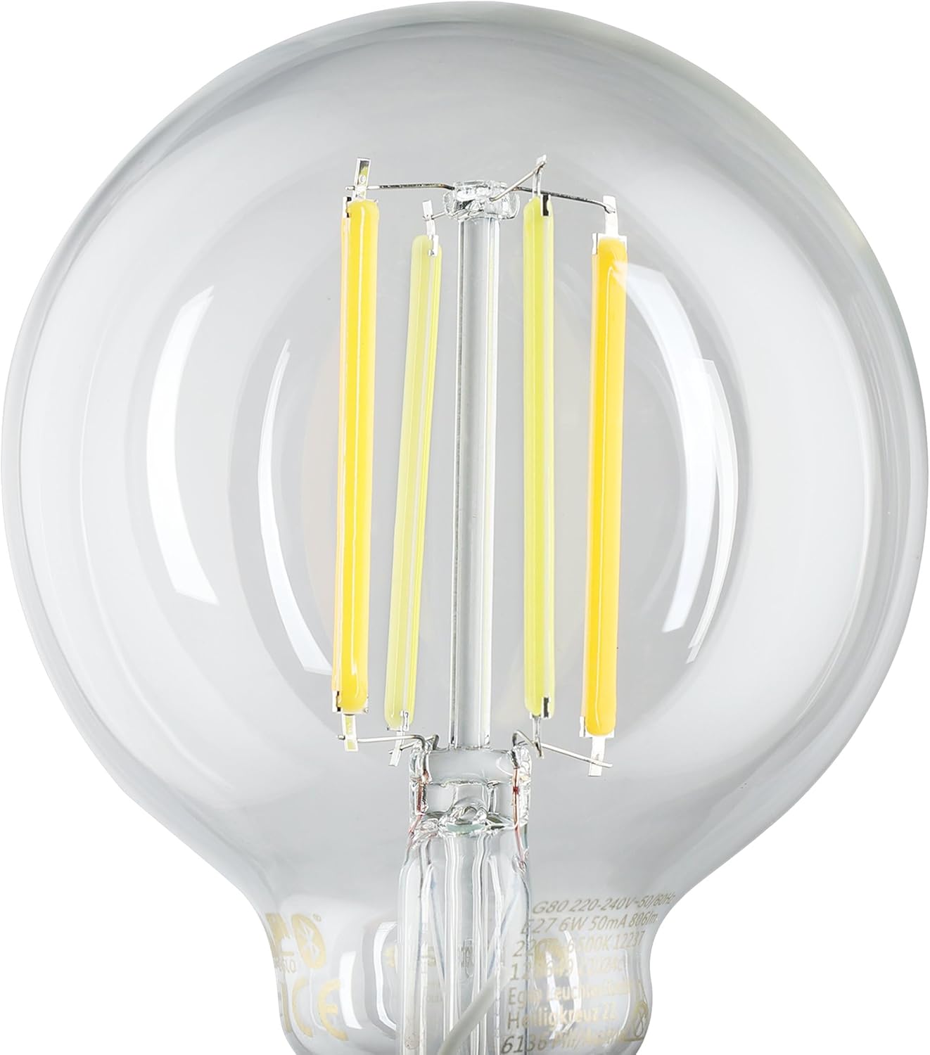 Eglo - E27 G80 Clear Smart Bulb – Tunable White – Zigbee/Bluetooth