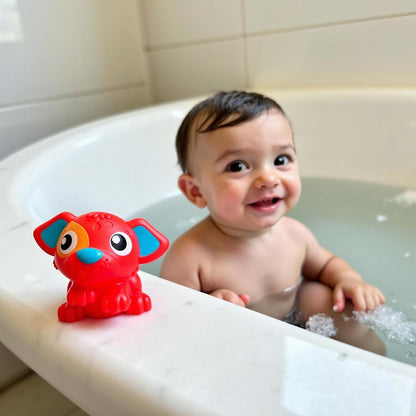 Playgro First Fun Floaties Pack, Fully Sealed Attractive Baby Bath Toy for Sensory Development and Play, Over 6 Months