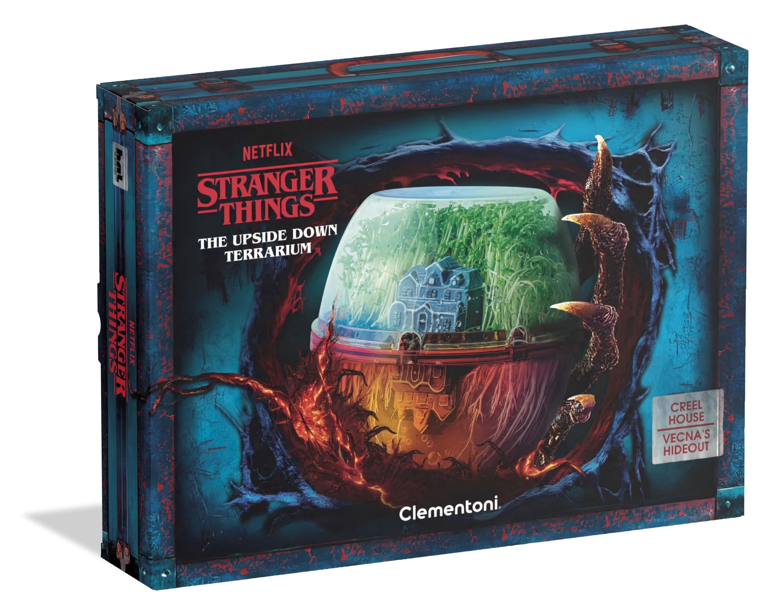 Clementoni Stranger Things, Kit To Recreate Vecna's Sinister House And The Upside Down, Plants, Colorful, Activity Toy For Kids, 18802