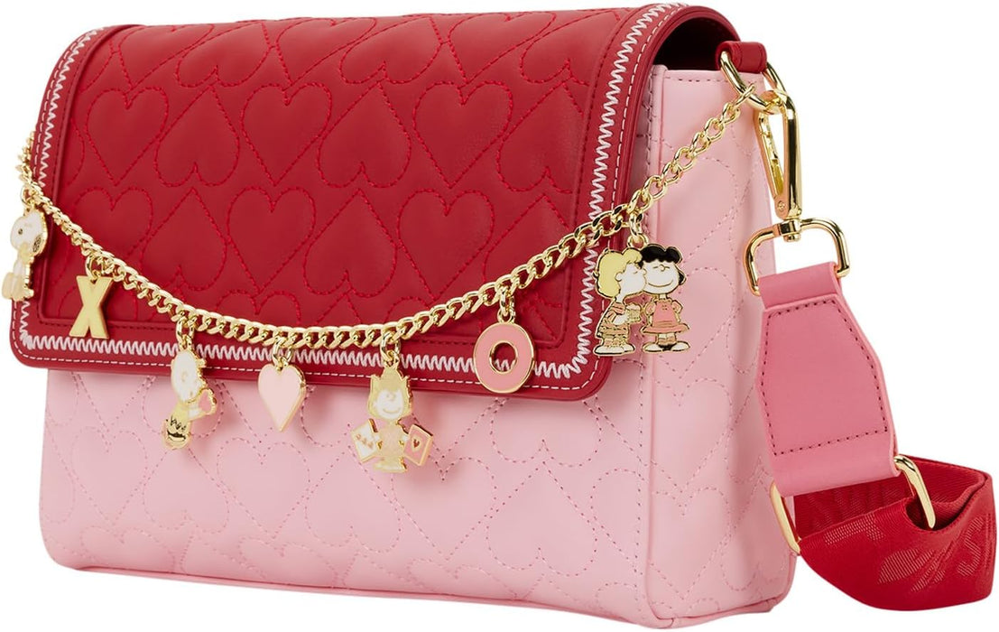 Loungefly Snoopy Valentine's Day Charm Crossbody Bag