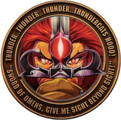 FaNaTtik ThunderCats 40th Anniversary Lion‑O Collectible Coin – Officially Licensed Limited Edition, Individually Numbered, 38mm Fan Token