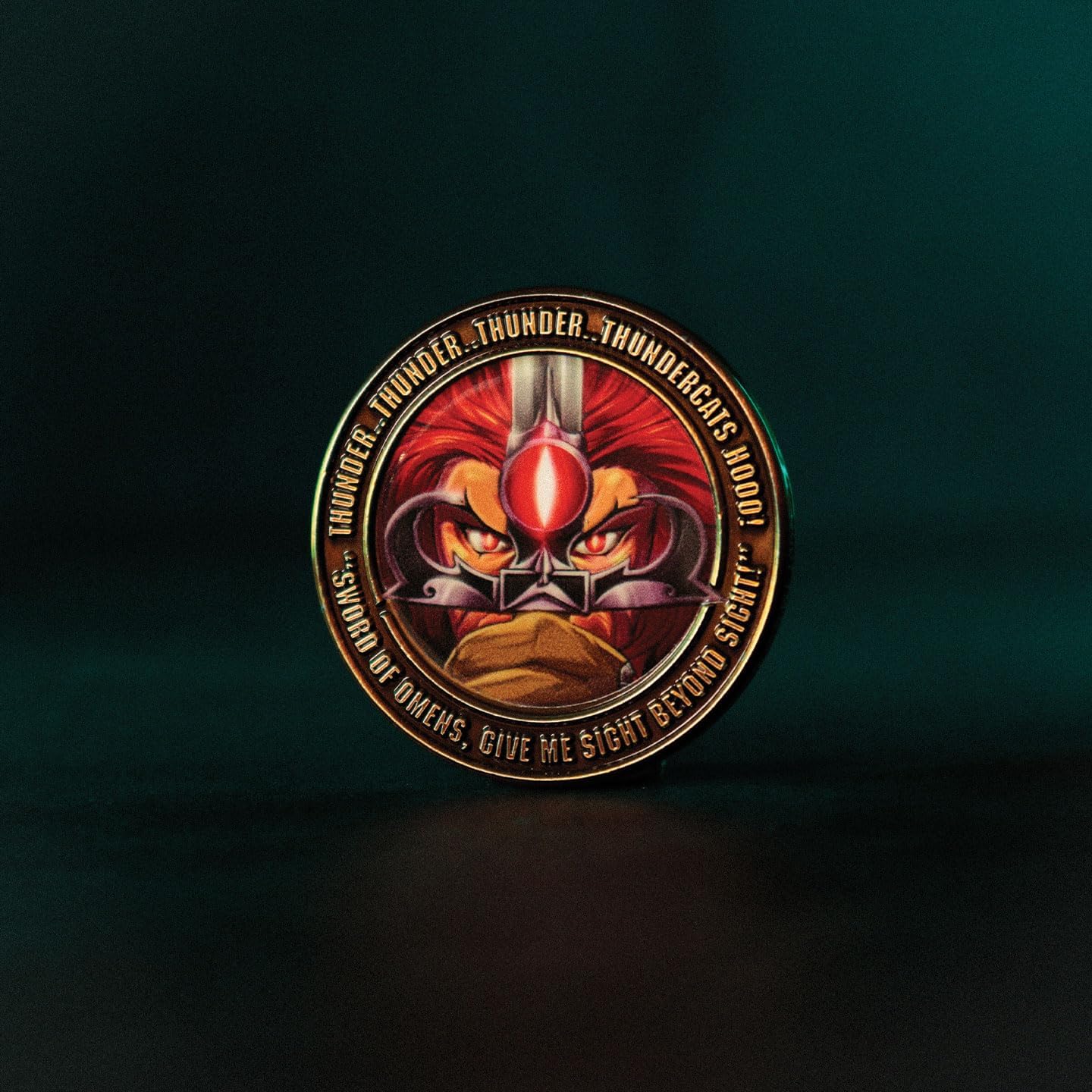 FaNaTtik ThunderCats 40th Anniversary Lion‑O Collectible Coin – Officially Licensed Limited Edition, Individually Numbered, 38mm Fan Token