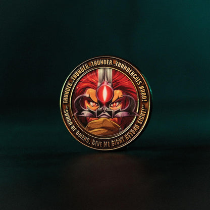 FaNaTtik ThunderCats 40th Anniversary Lion‑O Collectible Coin – Officially Licensed Limited Edition, Individually Numbered, 38mm Fan Token