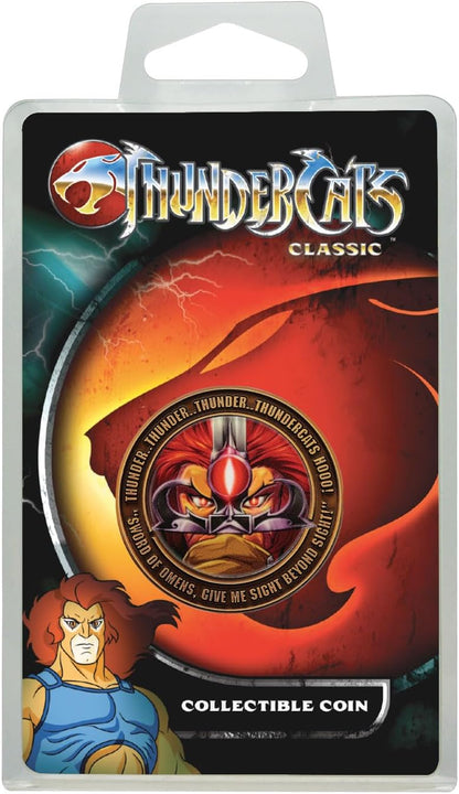 FaNaTtik ThunderCats 40th Anniversary Lion‑O Collectible Coin – Officially Licensed Limited Edition, Individually Numbered, 38mm Fan Token