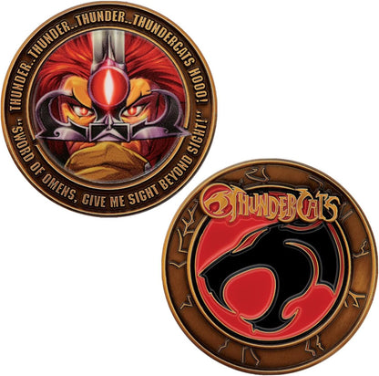 FaNaTtik ThunderCats 40th Anniversary Lion‑O Collectible Coin – Officially Licensed Limited Edition, Individually Numbered, 38mm Fan Token