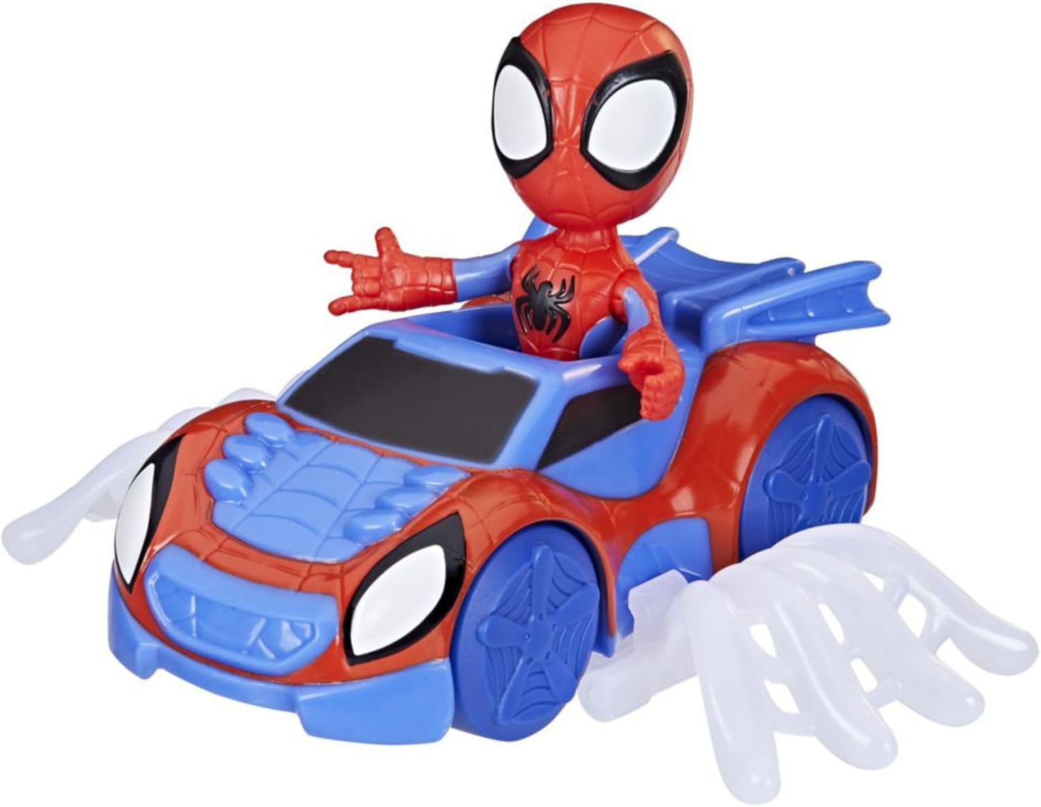 SPIDEY AND HIS AMAZING FRIENDS Marvel Spidey Web Crawler Toy, Spidey Action Figure and Vehicle Included, Preschool Toys