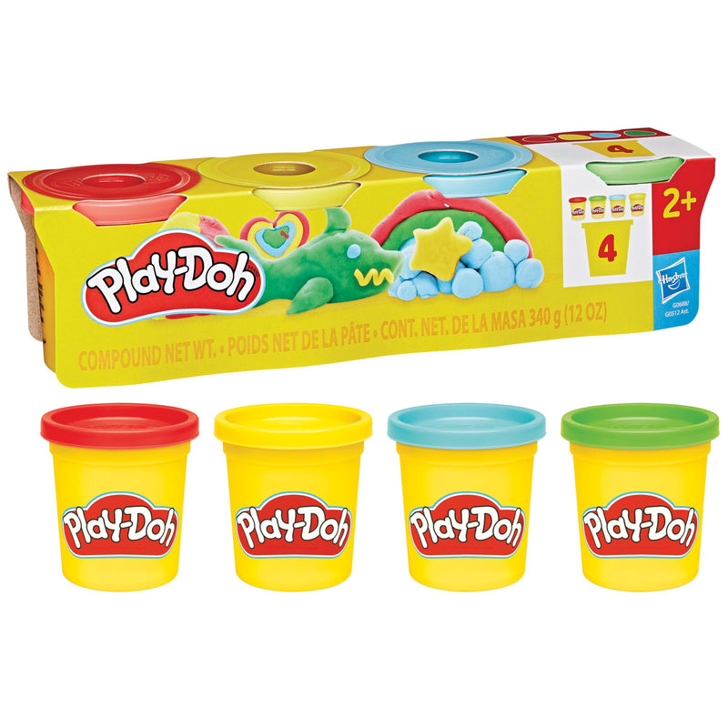Play-Doh 4 Pack 85 Gram Classic Colours