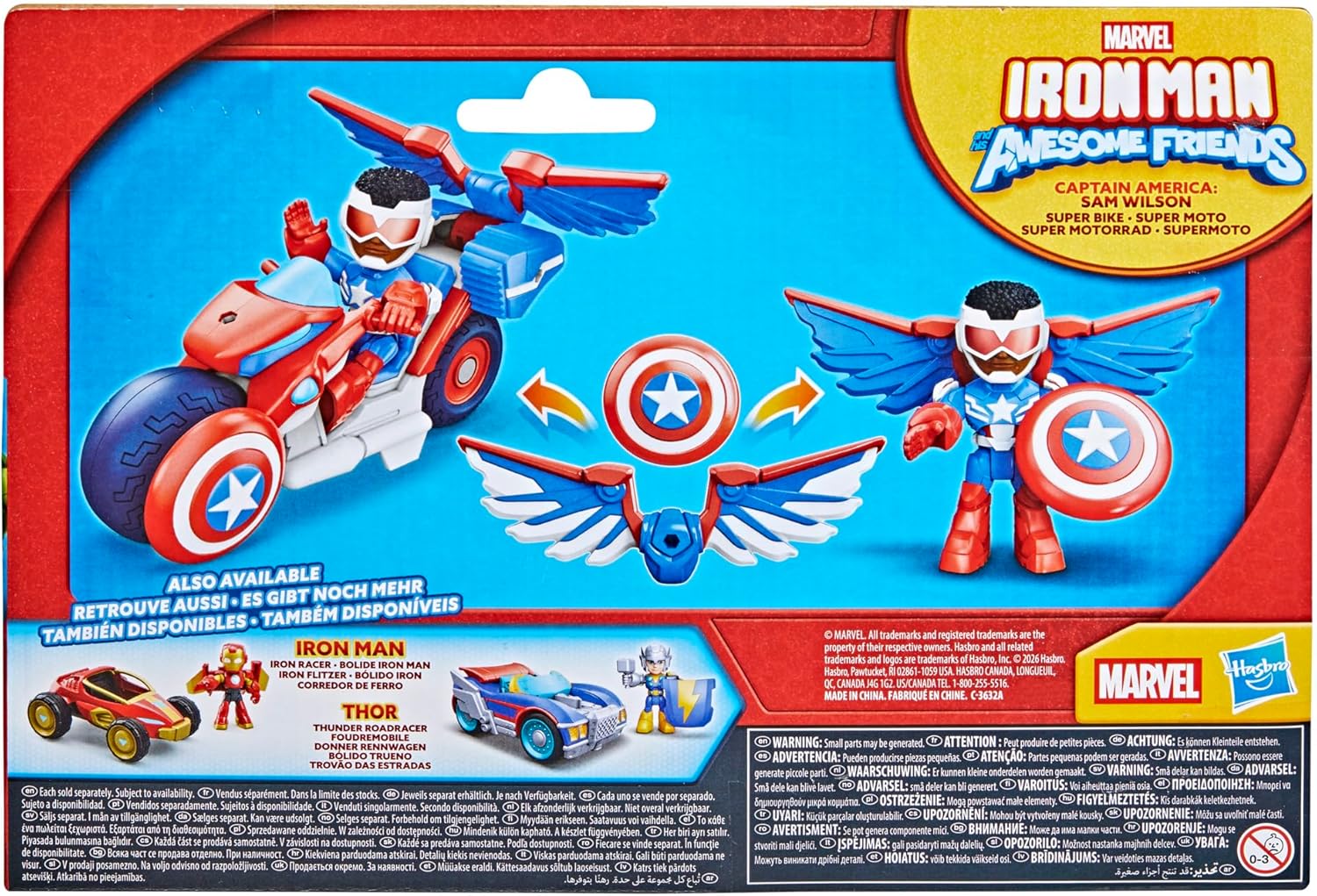 Marvel Iron Man and His Awesome Friends Iron Hulk 2-In-1 Mech Suit & Vehicle, Action Figure & Toy Vehicle, Pequeño, Green