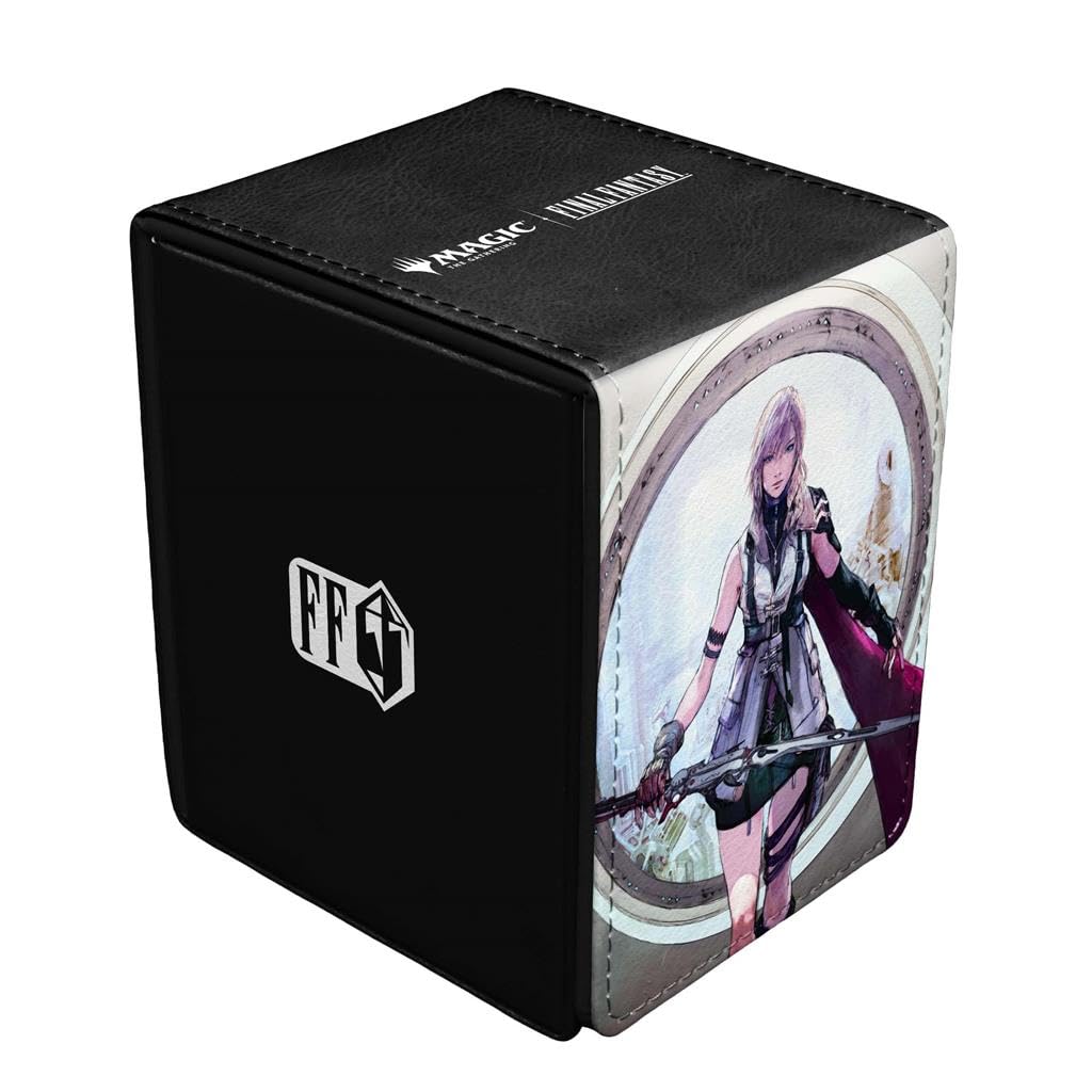 Ultra Pro | Magic The Gathering: Final Fantasy Alcove Flip Deck Box Q4 Premium W | Trading Card Game Accessory | Ages 13+
