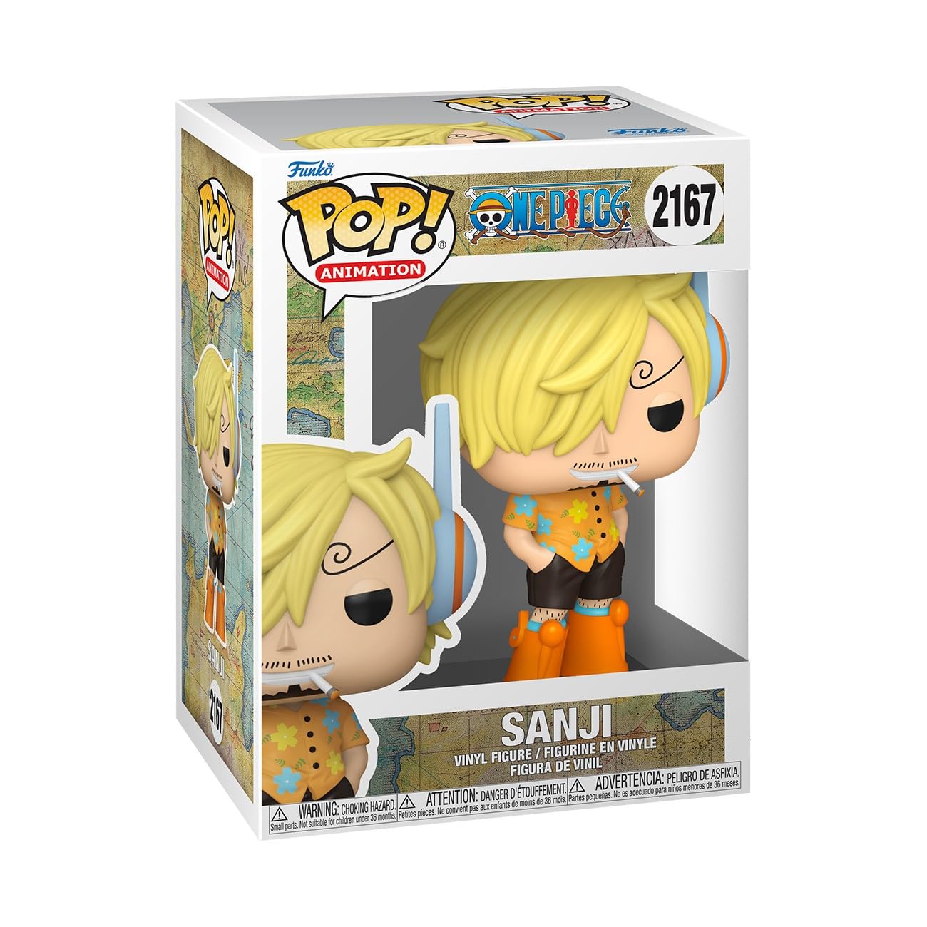 Funko Pop! Animation: One Piece Animation: One Piece - Sanji - Collectable Vinyl Figure - Gift Idea - Official Merchandise - Toys for Kids & Adults - Anime Fans - Model Figure for Collectors