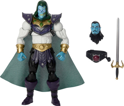 Masters of the Universe Masterverse Action Figure Keldor New Eternia, 7 Inch MOTU Toy, 30 Points Articulation, Extra Zombie Head & Sword & Holster, JHJ84