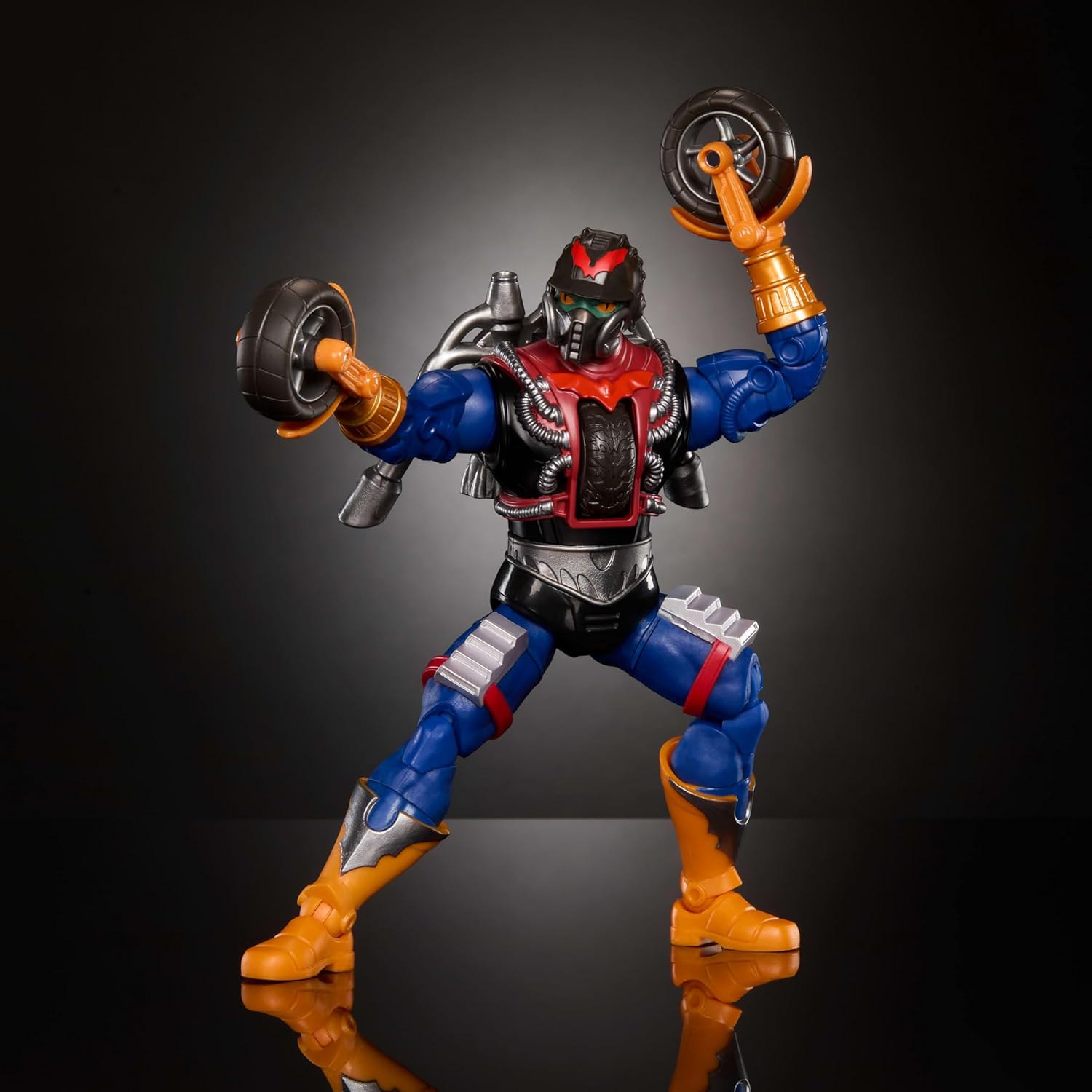 Masters of the Universe Masterverse Action Figure Dragstor New Etheria, 7 Inch MOTU Toy, 30 Points Articulation, Wheel & Crossbow & Extra Hand, JHJ82