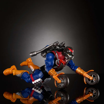 Masters of the Universe Masterverse Action Figure Dragstor New Etheria, 7 Inch MOTU Toy, 30 Points Articulation, Wheel & Crossbow & Extra Hand, JHJ82