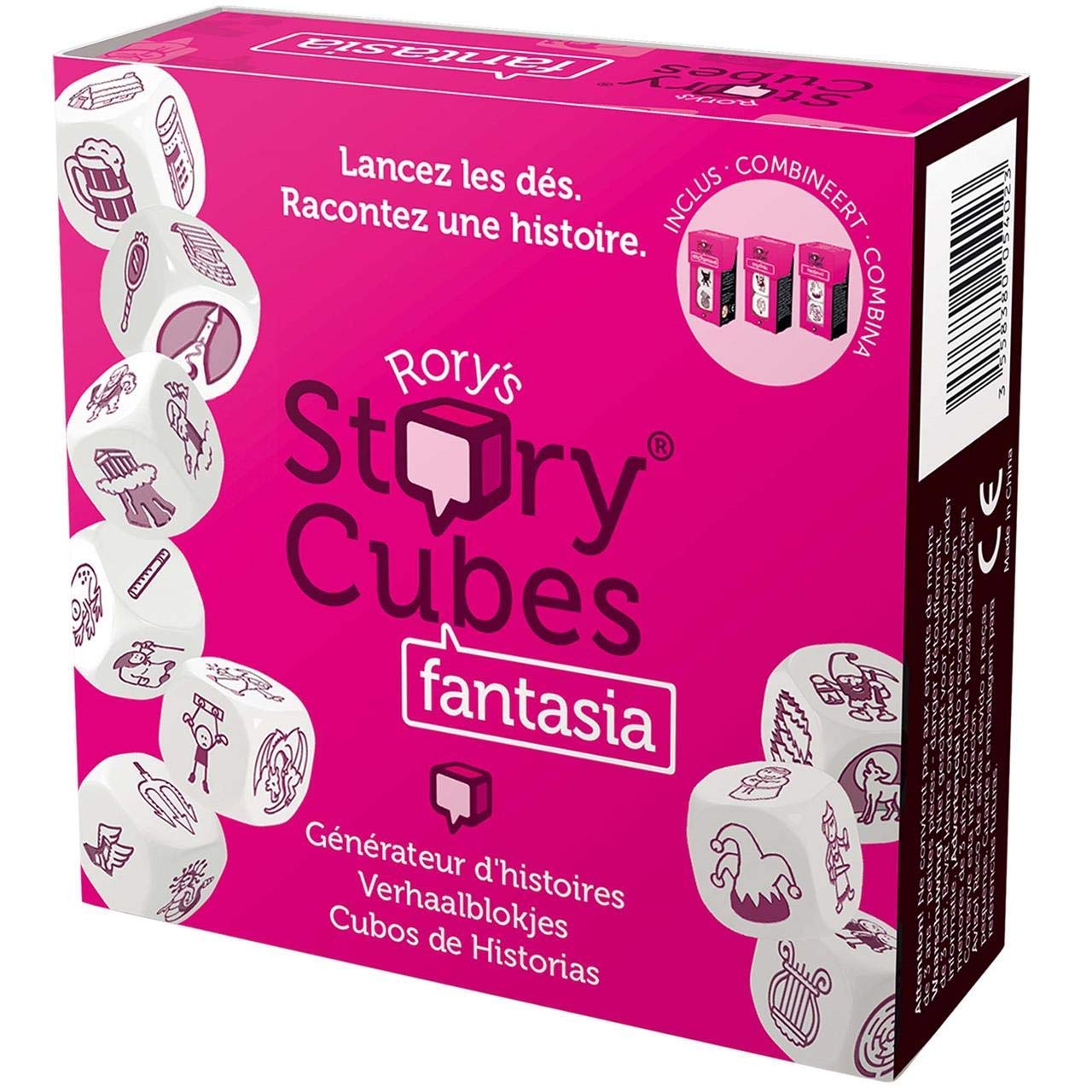 Rory's Story Cubes ADECHSC0004 Fantasia - Dobbelspel voor de hele familie - Uren speelplezier voor alle leeftijden
