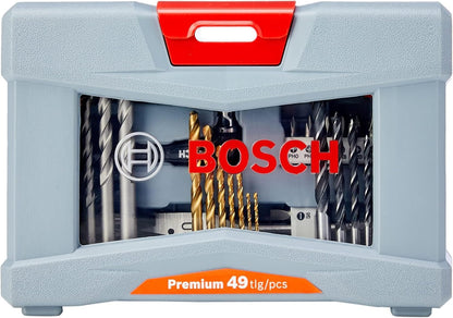 Bosch Premium X-Line Drill And Screwdriver Bit Set, 49 Pieces
