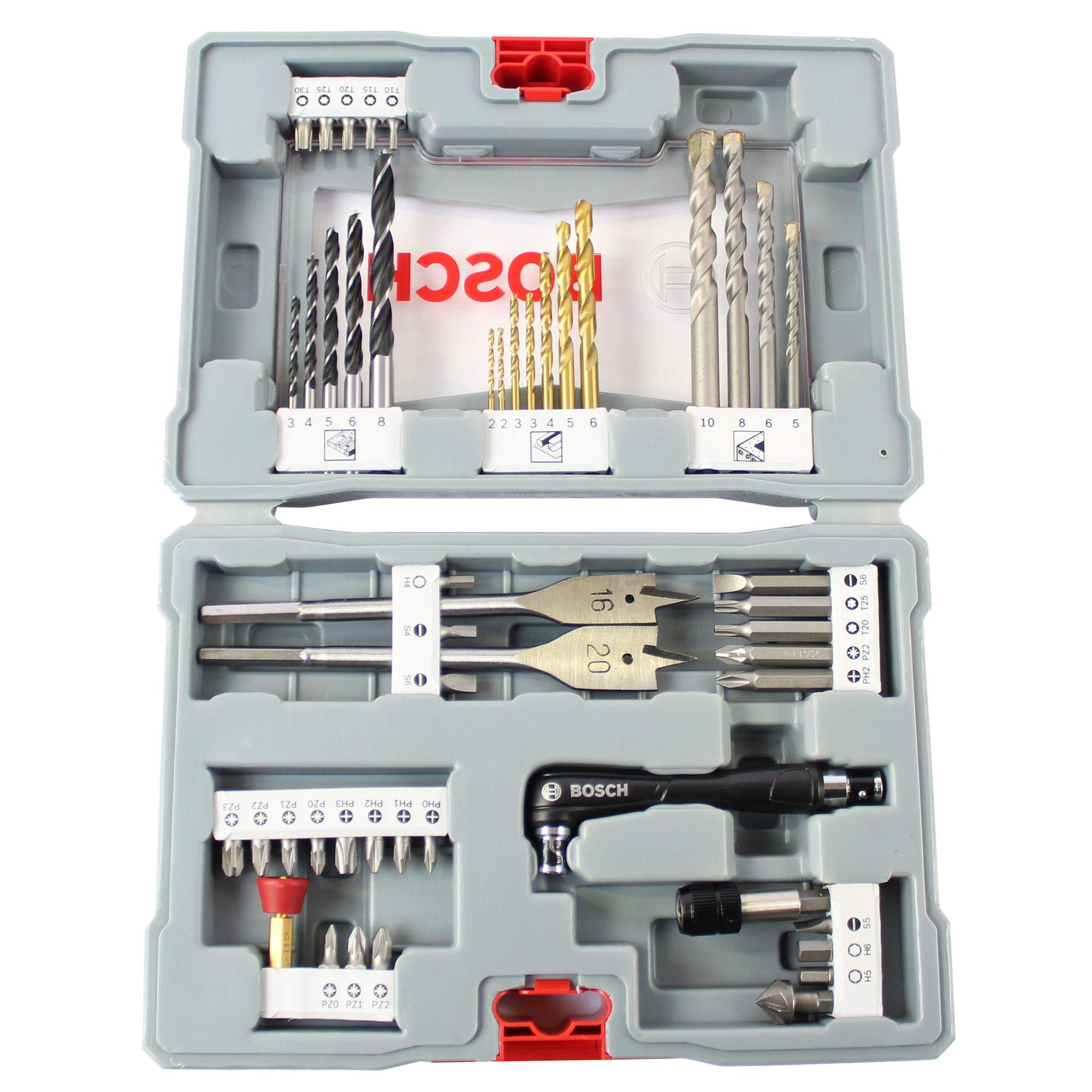 Bosch Premium X-Line Drill And Screwdriver Bit Set, 49 Pieces